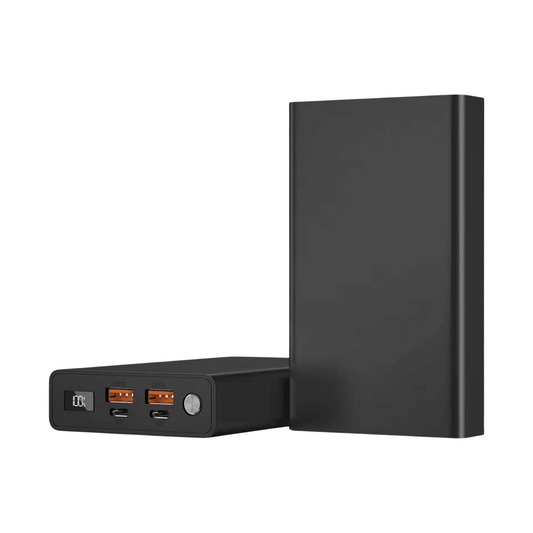 Baterie externă 20000mAh 100W, 2x USB - C & 2x USB - A, Negru - Voltres