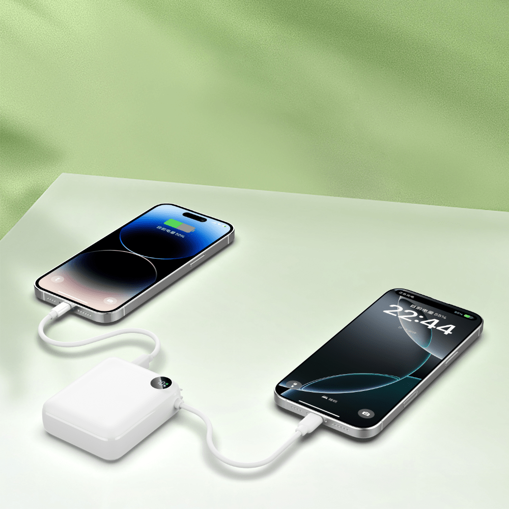 ChargeGo — Baterie externă 10.000mAh · Cablu USB - C integrat · 22.5W - Voltres
