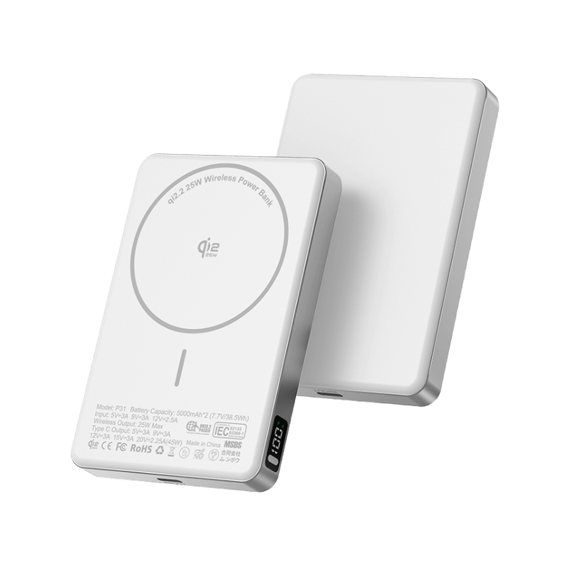 MagCore Pro — Baterie Externă cu Încărcare Wireless 10.000mAh · Qi2.2 25W · 45W Cablu - Voltres
