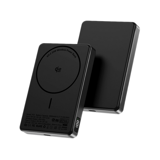 MagCore Pro — Baterie Externă cu Încărcare Wireless 10.000mAh · Qi2.2 25W · 45W Cablu - Voltres