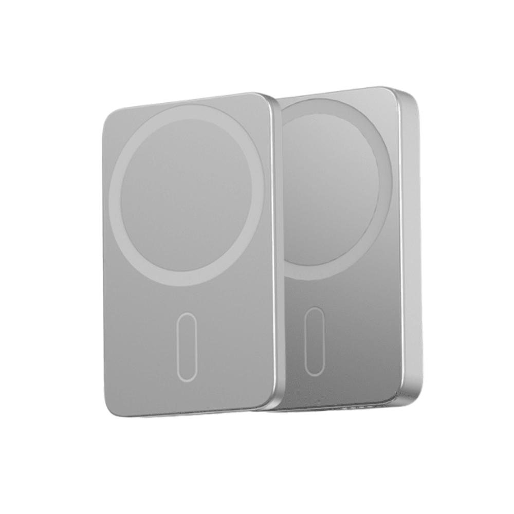MagFlow — Baterie Externă cu Încărcare Wireless 15W · USB - C 20W · Aluminiu - Voltres