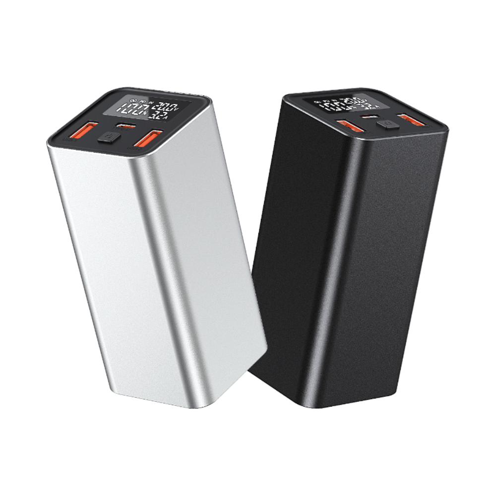 Pulse 65 — Baterie externă 20.000mAh · USB - C 65W · 3 porturi · Aluminiu - Voltres