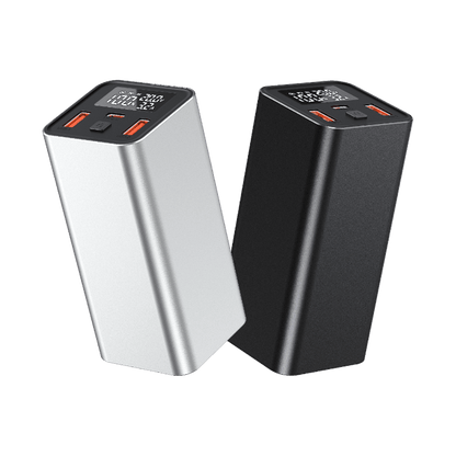 Pulse 65 — Baterie externă 20.000mAh · USB - C 65W · 3 porturi · Aluminiu - Voltres