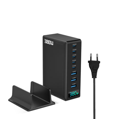 Stație încărcare 8 - in - 1 380W, 5x USB - C + 3x USB - A - Voltres